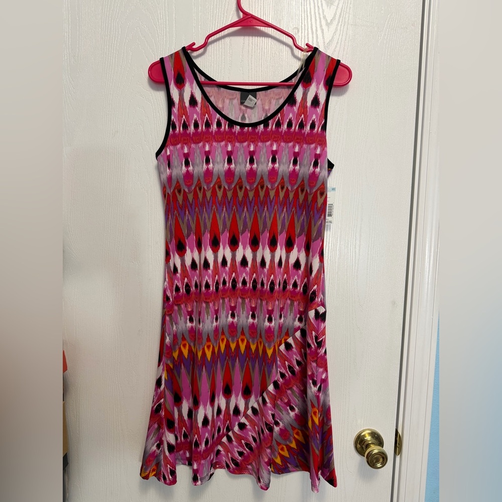 Pink Patterned summer Dress